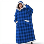 Fashion Winter Oversized Hoodies Sweatshirt Women Men Pullover Giant TV Blanket Hoodie Super Long Blanket With Sleeves  Super Long Flannel Blanket with Sleeves Winter Hoodie for Women Men Giant Fleece Pullover Oversized Hoodie Stevvex