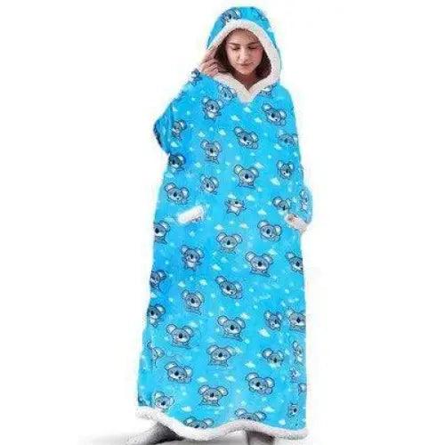 Fashion Winter Oversized Hoodies Sweatshirt Women Men Pullover Giant TV Blanket Hoodie Super Long Blanket With Sleeves  Super Long Flannel Blanket with Sleeves Winter Hoodie for Women Men Giant Fleece Pullover Oversized Hoodie Stevvex
