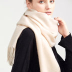 Fashion Winter Soft Wool Scarf Thickening Cashmere Lightweight Scarves Elegant Scarves Cashmere Escharpe Scarfs Lightweight Shawls Hijabs Shawls Scarves Warm Warps For Women