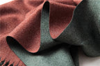 Fashion Winter Solid Soft Scarf Cashmere Lightweight Scarves Shawls Cashmere Escharpe Scarfs Lightweight Shawls Hijabs Shawls Escharpe Elegant Wrap Blanket Bandana Tassel For Lady