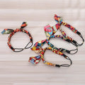 Fashion Women Chiffon Floral Bowknot Braid Headbands Ladies Girl Rabbit Ears Hairband Elastic Banana Leaf Beach Gorgeous Hair Accessories For Women Stevvex