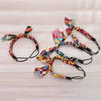 Fashion Women Chiffon Floral Bowknot Braid Headbands Ladies Girl Rabbit Ears Hairband Elastic Banana Leaf Beach Gorgeous Hair Accessories For Women Stevvex