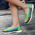 Fashion Women Flat Shoes New Espadrilles Casual Canvas Spring Summer Women Flat Mesh Running Casual Slip On Comfortable Walking Flats Shoes For Womens Stevvex