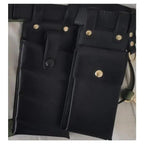 Fashion Women Leather Luxury Women Fanny Pack Black Retro Crossbody Shoulder Purse Wallet Party Bag For Women And Girl Stevvex
