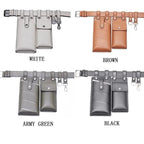 Fashion Women Leather Luxury Women Fanny Pack Black Retro Crossbody Shoulder Purse Wallet Party Bag For Women And Girl Stevvex