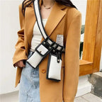 Fashion Women Leather Luxury Women Fanny Pack Black Retro Crossbody Shoulder Purse Wallet Party Bag For Women And Girl Stevvex