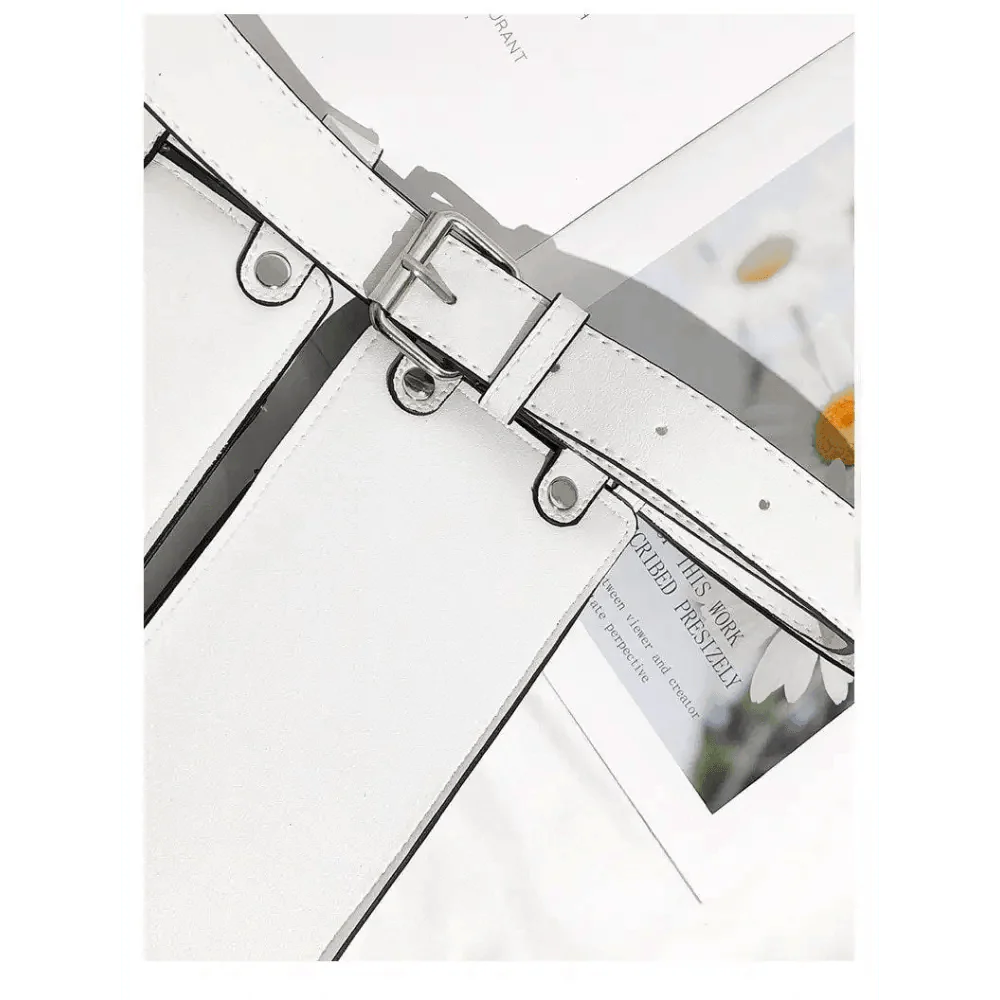 Fashion Women Leather Luxury Women Fanny Pack Black Retro Crossbody Shoulder Purse Wallet Party Bag For Women And Girl Stevvex