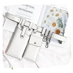 Fashion Women Leather Luxury Women Fanny Pack Black Retro Crossbody Shoulder Purse Wallet Party Bag For Women And Girl Stevvex