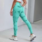 Fashion Women Leggings For Fitness Yoga Pants Push Up Workout Sports Legging Women's Seamless Workout Leggings High Waist Tummy Control Yoga Pants Gym Compression High Waist Gym Ladies Clothing Stevvex