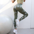 Fashion Women Leggings For Fitness Yoga Pants Push Up Workout Sports Legging Women's Seamless Workout Leggings High Waist Tummy Control Yoga Pants Gym Compression High Waist Gym Ladies Clothing Stevvex