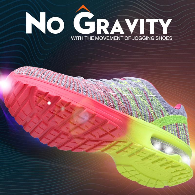 Fashion Women Lightweight Running Shoes Outdoor Sports Shoes Breathable Mesh Comfort Air Cushion Lace Up Sneakers Womans Athletic Sneakers Workout Running Shoes Stevvex