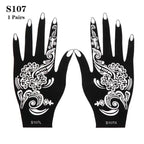 Fashion Women's Tattoo For Arm Temporary Body Paint Sticker Luxury Design For Wedding Party