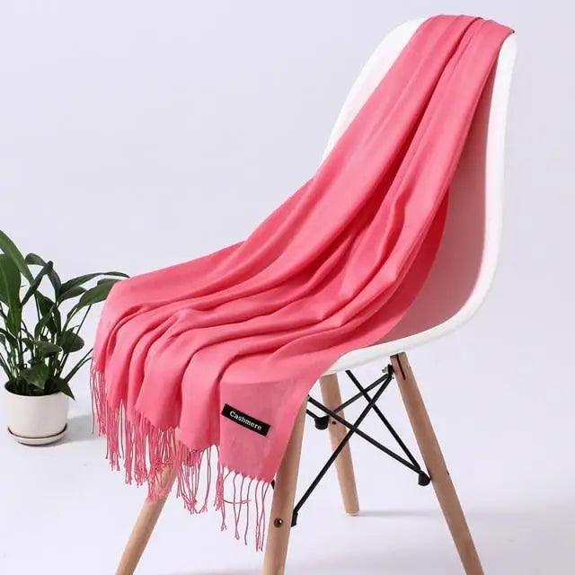 Fashion Women Scarf Winter Long Lady Shawls For Women For Winter Scarves Wraps Fashion Winter Women's Scarf Touch Shawl Wrapped Soft Warm Scarf Stevvex