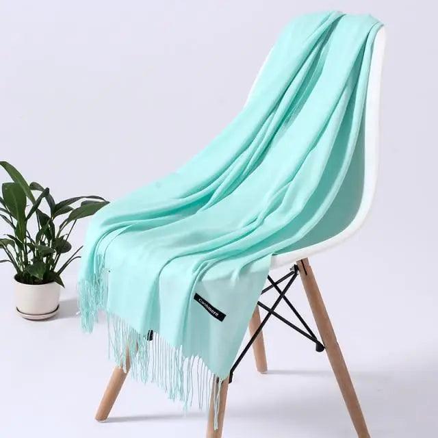 Fashion Women Scarf Winter Long Lady Shawls For Women For Winter Scarves Wraps Fashion Winter Women's Scarf Touch Shawl Wrapped Soft Warm Scarf Stevvex