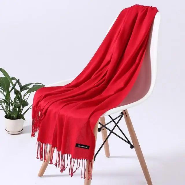 Fashion Women Scarf Winter Long Lady Shawls For Women For Winter Scarves Wraps Fashion Winter Women's Scarf Touch Shawl Wrapped Soft Warm Scarf Stevvex