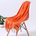 Fashion Women Scarf Winter Long Lady Shawls For Women For Winter Scarves Wraps Fashion Winter Women's Scarf Touch Shawl Wrapped Soft Warm Scarf Stevvex