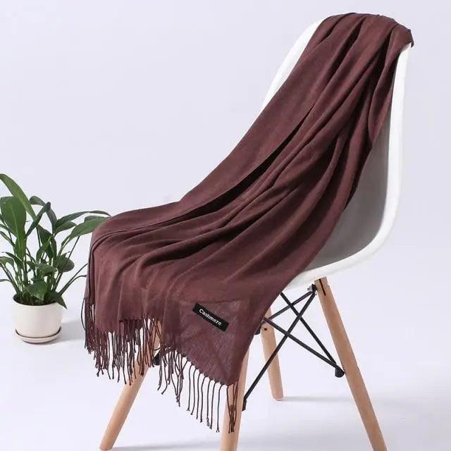 Fashion Women Scarf Winter Long Lady Shawls For Women For Winter Scarves Wraps Fashion Winter Women's Scarf Touch Shawl Wrapped Soft Warm Scarf Stevvex