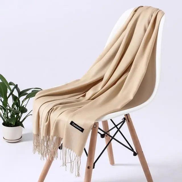 Fashion Women Scarf Winter Long Lady Shawls For Women For Winter Scarves Wraps Fashion Winter Women's Scarf Touch Shawl Wrapped Soft Warm Scarf Stevvex