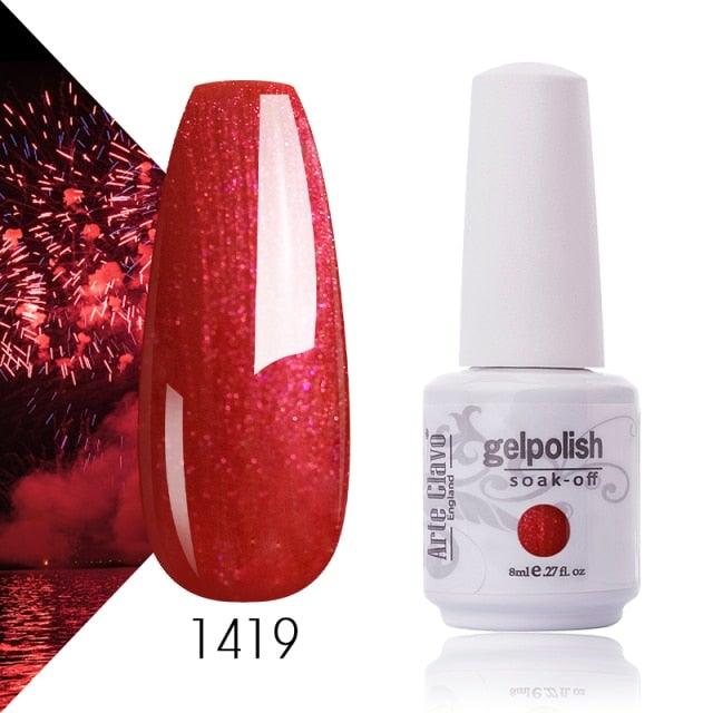 Fashion Womens Gel Nail Polish Multi Colors New UV LED Glossy Matte Luxury Design For Women Stevvex