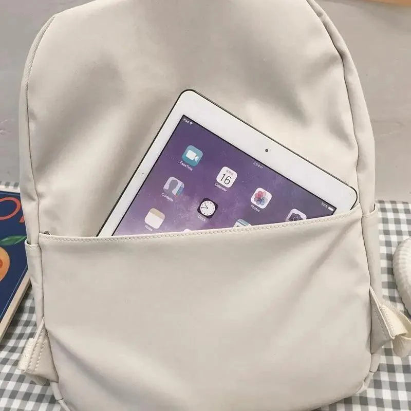 Fashionable Backpack And School Bag For Teenager Girls Stylish Anti Theft Laptop Shoulder Bags Solid Color Travel Backpack Stevvex