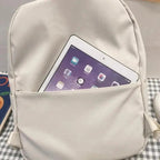 Fashionable Backpack And School Bag For Teenager Girls Stylish Anti Theft Laptop Shoulder Bags Solid Color Travel Backpack Stevvex