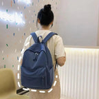Fashionable Backpack And School Bag For Teenager Girls Stylish Anti Theft Laptop Shoulder Bags Solid Color Travel Backpack Stevvex
