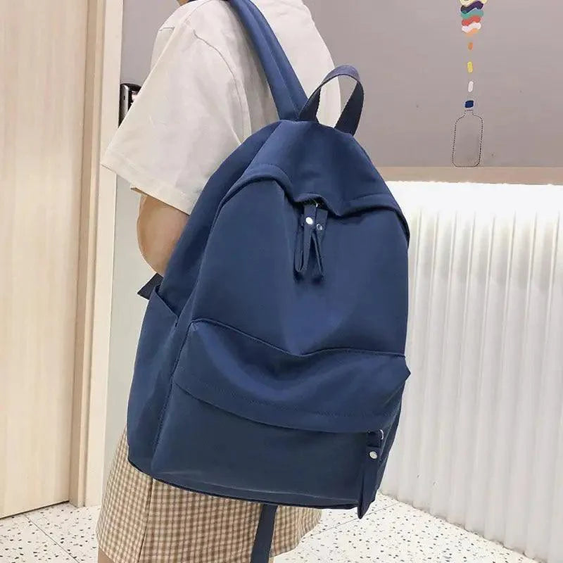 Fashionable Backpack And School Bag For Teenager Girls Stylish Anti Theft Laptop Shoulder Bags Solid Color Travel Backpack Stevvex