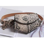 Fashionable Design Mini Adjustable Belt Waist Fanny Bag Ladies Cute Bag Women's Style Leather Pouch Stevvex