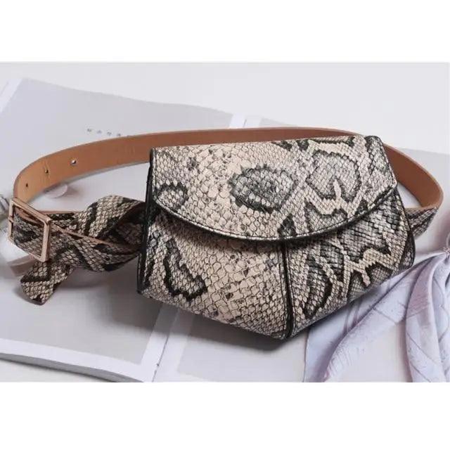 Fashionable Design Mini Adjustable Belt Waist Fanny Bag Ladies Cute Bag Women's Style Leather Pouch Stevvex