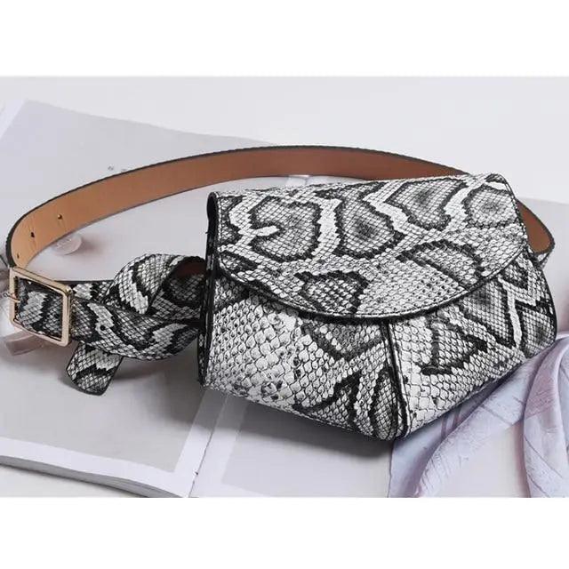 Fashionable Design Mini Adjustable Belt Waist Fanny Bag Ladies Cute Bag Women's Style Leather Pouch Stevvex