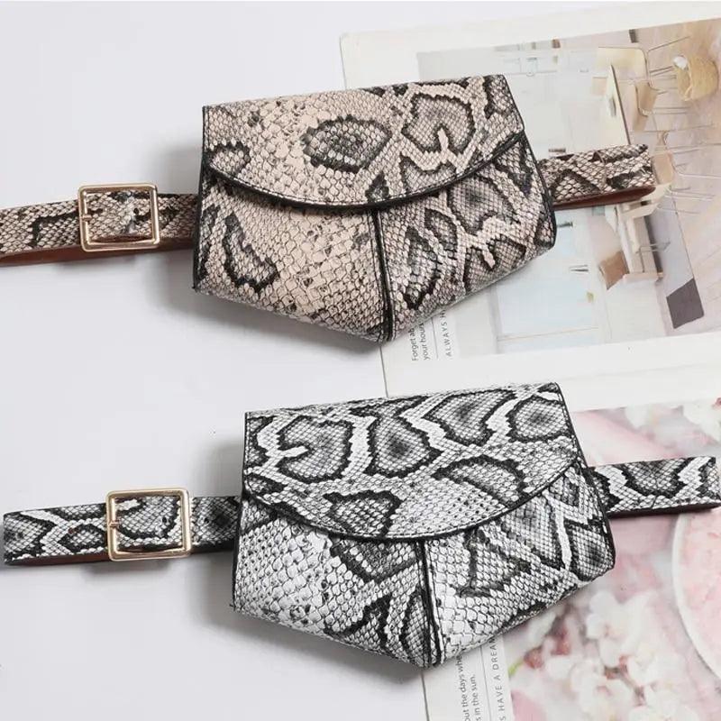 Fashionable Design Mini Adjustable Belt Waist Fanny Bag Ladies Cute Bag Women's Style Leather Pouch Stevvex