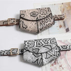 Fashionable Design Mini Adjustable Belt Waist Fanny Bag Ladies Cute Bag Women's Style Leather Pouch Stevvex