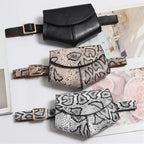 Fashionable Design Mini Adjustable Belt Waist Fanny Bag Ladies Cute Bag Women's Style Leather Pouch Stevvex