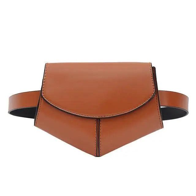 Fashionable Design Mini Adjustable Belt Waist Fanny Bag Ladies Cute Bag Women's Style Leather Pouch Stevvex
