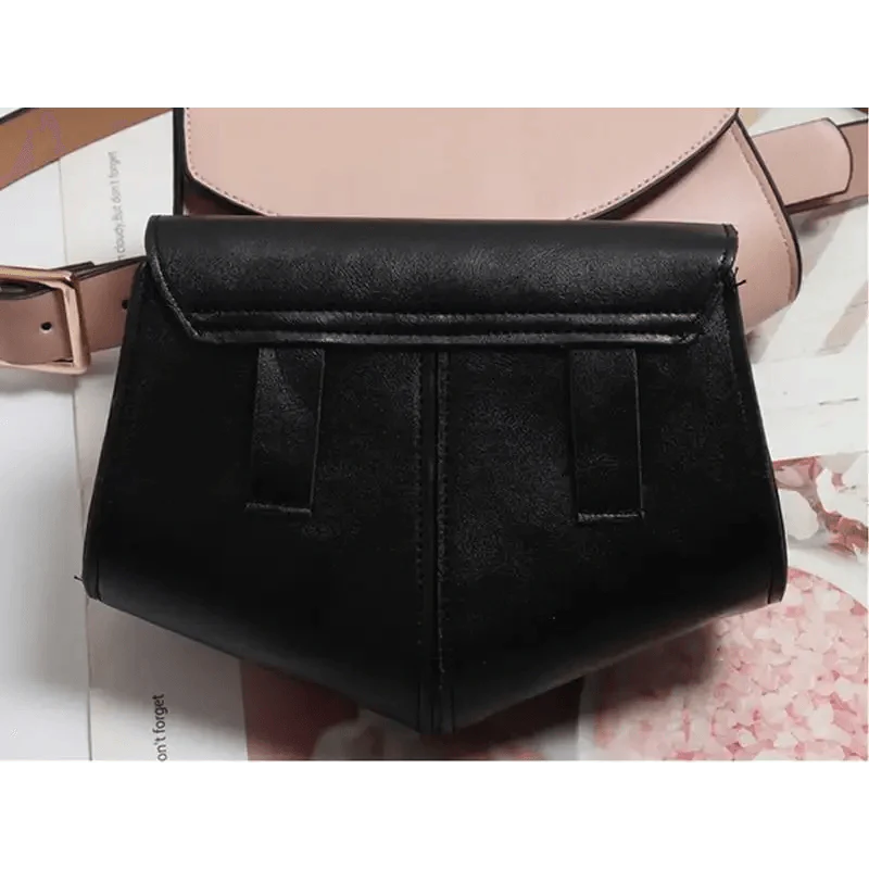 Fashionable Design Mini Adjustable Belt Waist Fanny Bag Ladies Cute Bag Women's Style Leather Pouch Stevvex