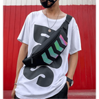 Fashionable Flash Reflective Chest Bag Iridescent Belt  Bum Bag For Travel Festival Sports Unisex Waist Bags Stevvex