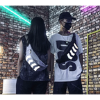 Fashionable Flash Reflective Chest Bag Iridescent Belt  Bum Bag For Travel Festival Sports Unisex Waist Bags Stevvex