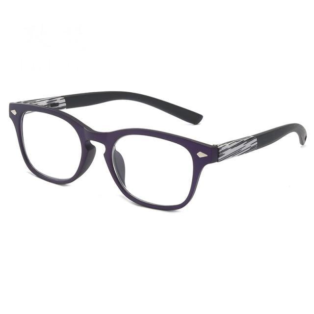 Fashionable Lightweight Frames Sunglasses Design Stylish Wood Grain Reading Glasses For Women Men Fashion Presbyopia Eye Glasses Male Diopter Modern Eyewear Stevvex