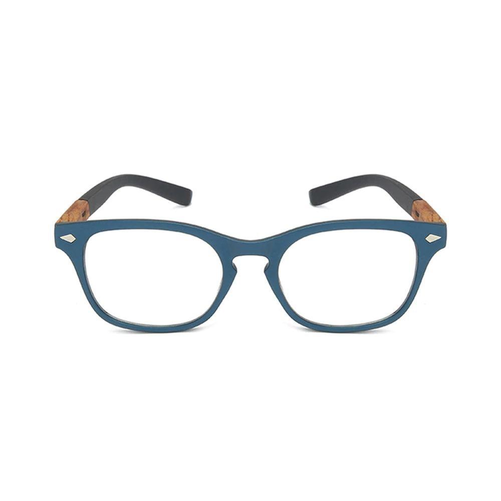 Fashionable Lightweight Frames Sunglasses Design Stylish Wood Grain Reading Glasses For Women Men Fashion Presbyopia Eye Glasses Male Diopter Modern Eyewear Stevvex