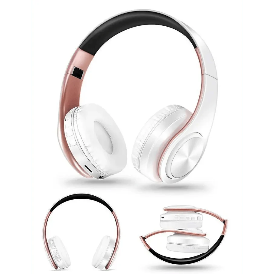 Fashionable  Stereo Earphones Bluetooth Foldable Headphone Music Headset Trendy Headset Lightweight Portable Headphones Stevvex