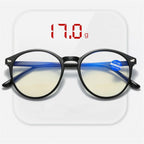 Fashionable Women And Men Round Reading Glasses Fashion Ultra Light Anti Blue Light Eyeglasses Unisex Stylish Eyeglasses Glasses Clear Lens Diopters +1+1.5+2+2.5+3+3.5+4 Stevvex