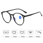 Fashionable Women And Men Round Reading Glasses Fashion Ultra Light Anti Blue Light Eyeglasses Unisex Stylish Eyeglasses Glasses Clear Lens Diopters +1+1.5+2+2.5+3+3.5+4 Stevvex
