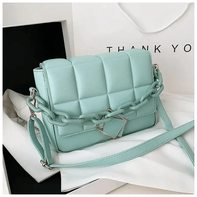 Fashionable Women's Bag Autumn Winter Female Literary Single-Shoulder Bag Chain Design Cross-Body Bag Trendy Women's Bag Stevvex