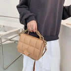 Fashionable Women's Bag Autumn Winter Female Literary Single-Shoulder Bag Chain Design Cross-Body Bag Trendy Women's Bag Stevvex