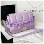 Fashionable Women's Bag Autumn Winter Female Literary Single-Shoulder Bag Chain Design Cross-Body Bag Trendy Women's Bag Stevvex