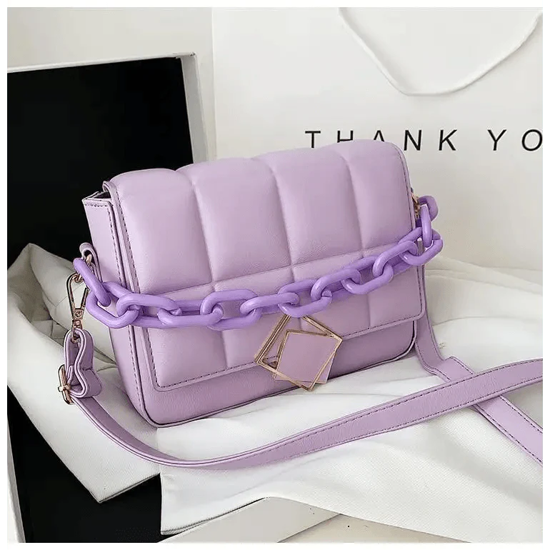 Fashionable Women's Bag Autumn Winter Female Literary Single-Shoulder Bag Chain Design Cross-Body Bag Trendy Women's Bag Stevvex