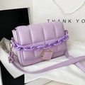 Fashionable Women's Bag Autumn Winter Female Literary Single-Shoulder Bag Chain Design Cross-Body Bag Trendy Women's Bag Stevvex