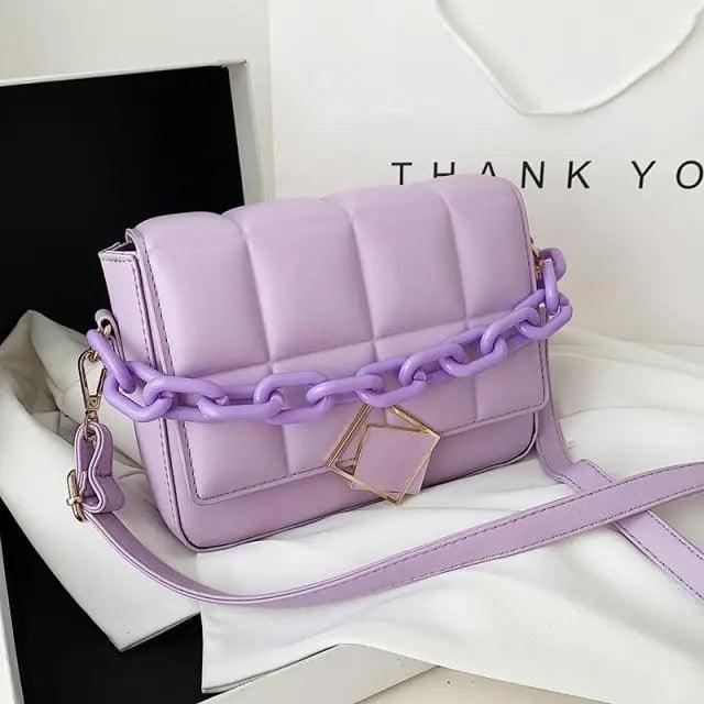 Fashionable Women's Bag Autumn Winter Female Literary Single-Shoulder Bag Chain Design Cross-Body Bag Trendy Women's Bag Stevvex
