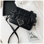 Fashionable Women's Bag Autumn Winter Female Literary Single-Shoulder Bag Chain Design Cross-Body Bag Trendy Women's Bag Stevvex