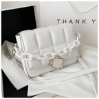 Fashionable Women's Bag Autumn Winter Female Literary Single-Shoulder Bag Chain Design Cross-Body Bag Trendy Women's Bag Stevvex